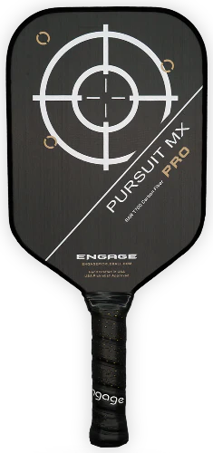 Engage Pursuit Pro MX Raw T700 Carbon Fiber Elongated Pickleball Paddle