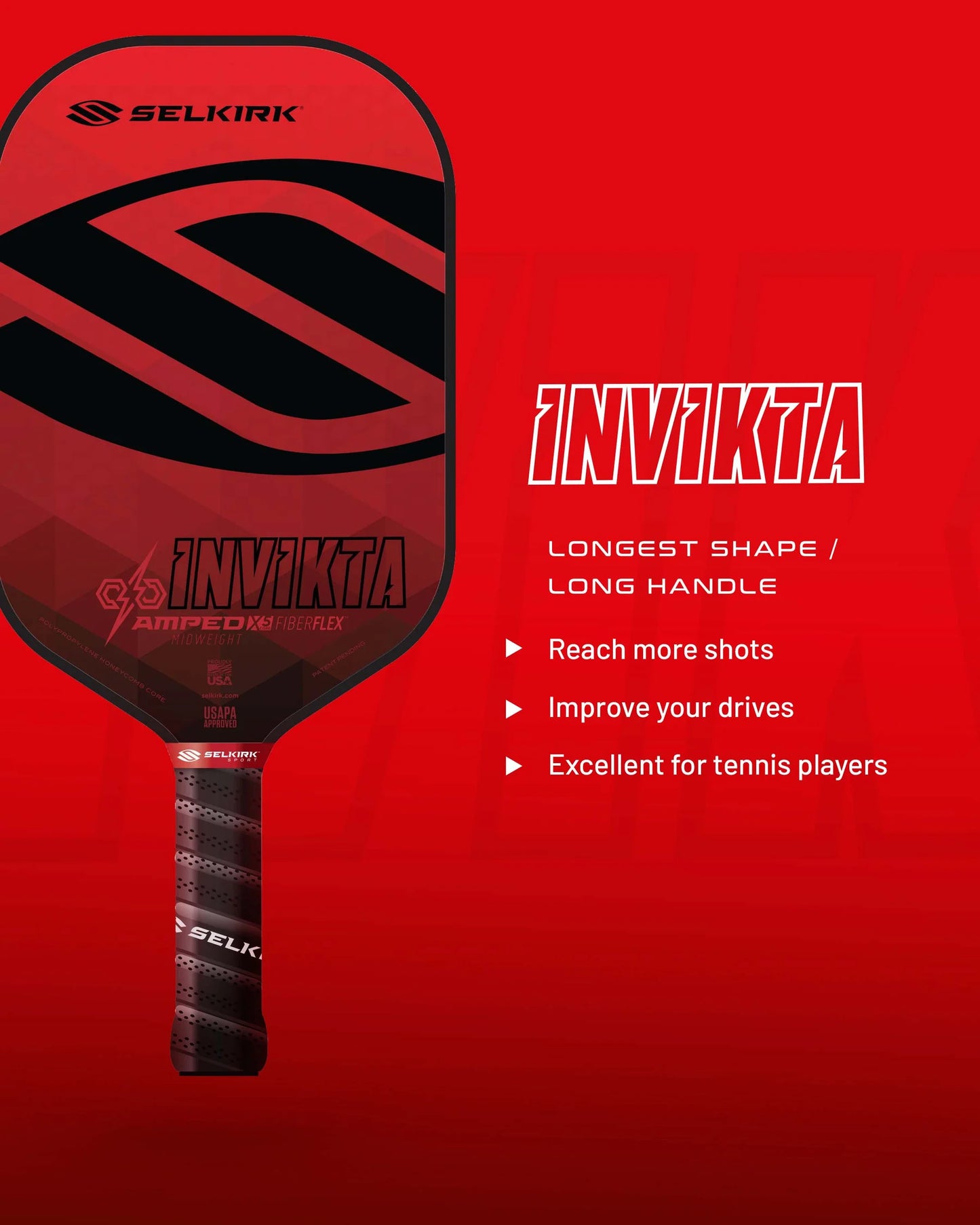 Selkirk Amped Invikta Pickleball Paddle