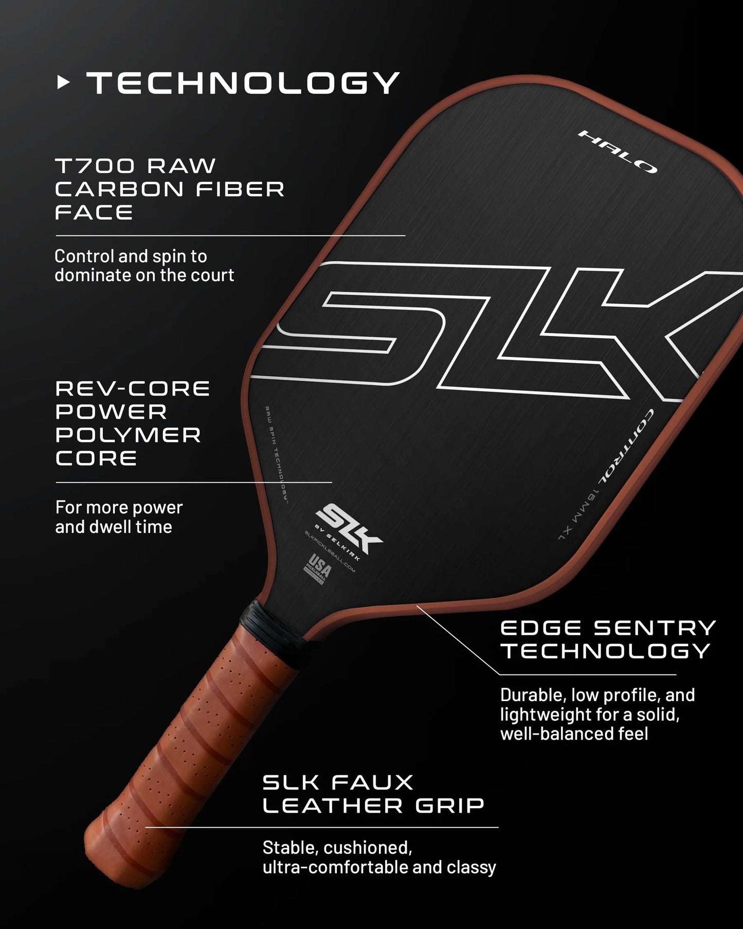 Selkirk SLK Halo Pickleball Paddle