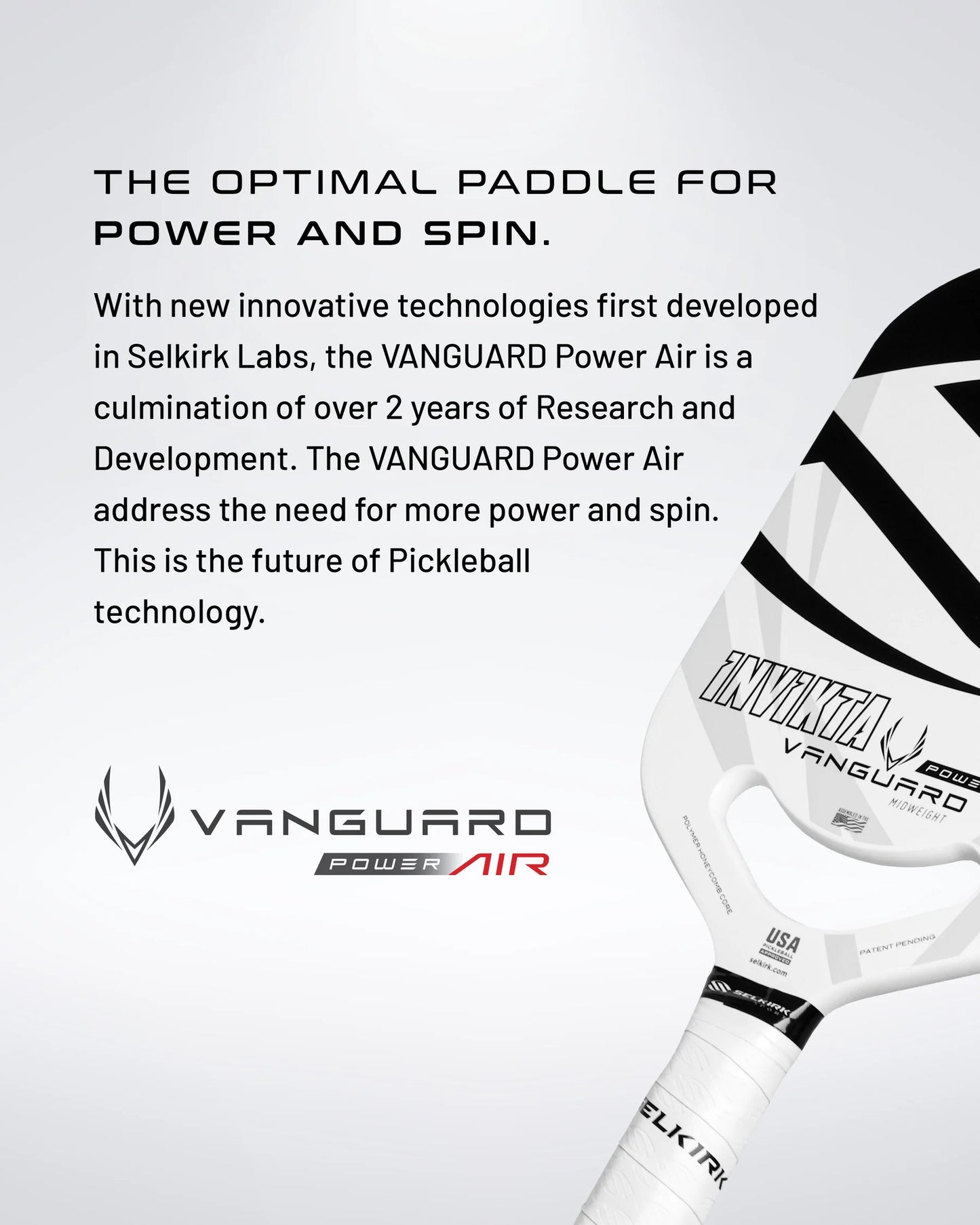 Selkirk Vanguard Power Air S2 Pickleball Paddle