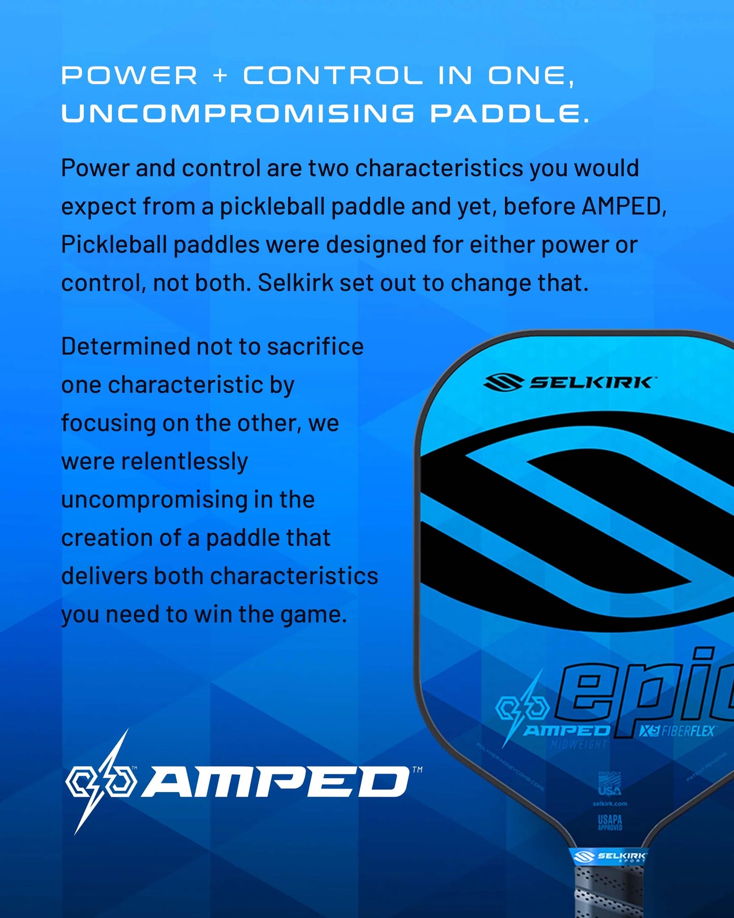 Selkirk Amped Invikta Pickleball Paddle